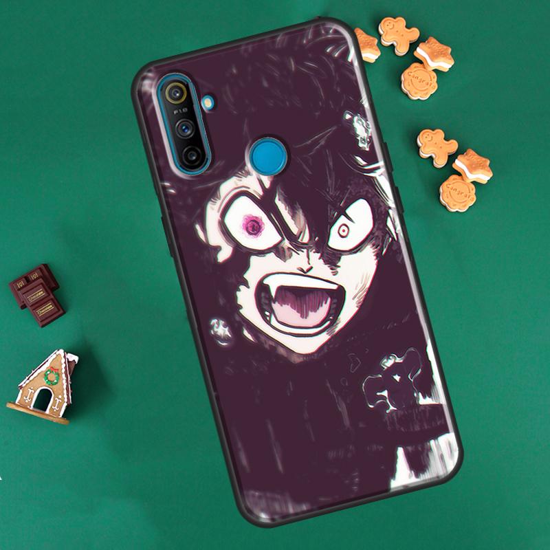 Anime Schwarzklee Für OPPO Realme 8 Pro 8i 9i GT Neo2 Master C21 Fall Für OnePlus 10 9 Pro Nord2 8T 9R Coque