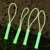 10/20 Pcs Luminous Zipper Pull Cord In The Dark Zipper Head Anti-Loss Travel Bag Ztail Rope Replace Pull Rope Pendant
