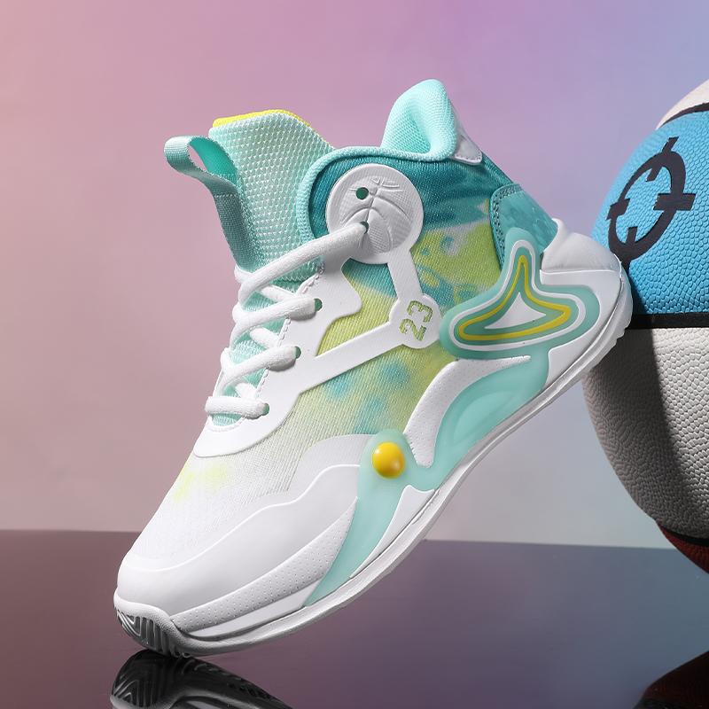 Tênis de Basquete Infantil Malha Respirável Tênis da Moda para Meninos Tênis Esportivo Escolar para Meninas Tênis Casuais Infantis Atlético para Exterior