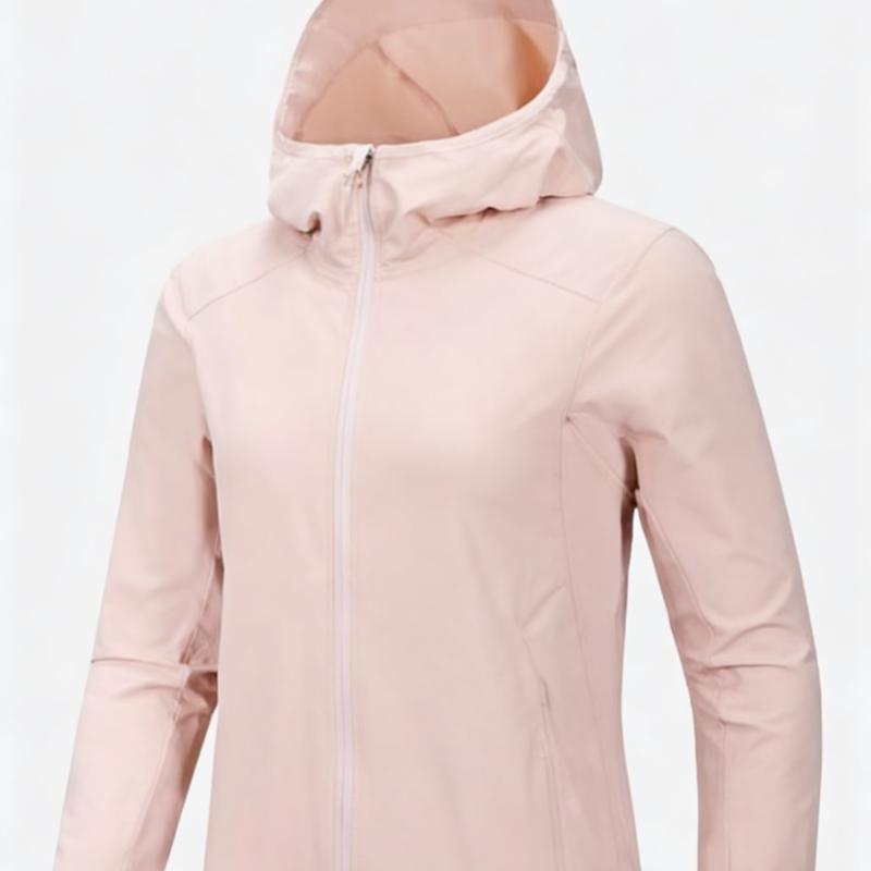 PERFEITO CRIATIVO Women's UPF50+ Hooded Sun Protection Jacket