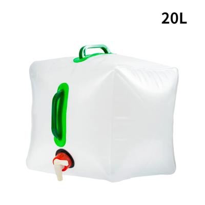 Outdoor 10L/20L Faltbarer Wassersack Große Kapazität Tragbarer Wasserbehälter Wasserkocher Plastikeimer Campingausrüstung Zubehör