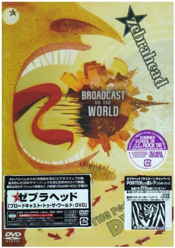 

DVD ZEBRAHEAD - Broadcast to the World SIBP113PROMO Japan Rock Used