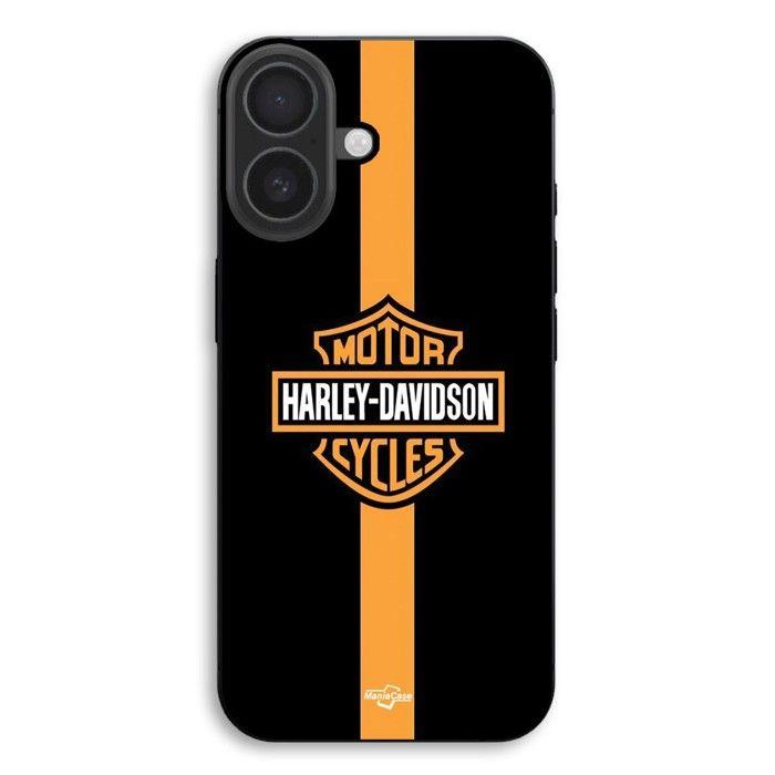 Coque de téléphone - MANIACASE - iPhone 17 - Silicone TPU - Noir - Harley Davidson Motorcycles