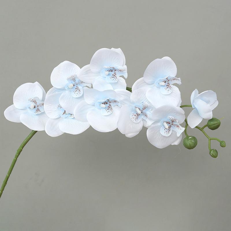 69Cm 3D New Artificial Phalaenopsis Flower Branches Real Touch Faux Butterfly Orchid Stems Floral Arrangement Wedding Home Decor
