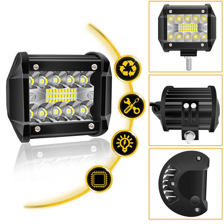 Motorcycle Mini Driving Light Headlight Auxiliary Spotlight Lamp R ATV Scooter Moto Fog Light