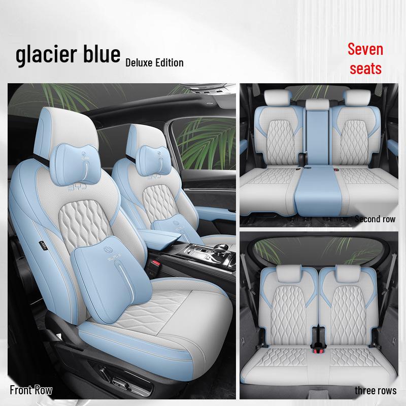 BYD Tang Full Leather Car Seat Cushion: Fits 5, 6, 7-Seater Models