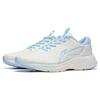 New LiNing YunQue Anti Slip And Wear Resistant Breathable Low Top Running Shoes Women's White Blue ARST034-3
