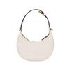Gucci GG Marmont V-förmige gesteppte Leder-Halbmondtasche Umhängetasche Handtasche, Umhängetasche Mini Damen Milchweiß 699514-DTDHT-9022