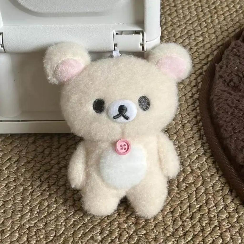 Limited Edition Cute King Bear Plush Keychain With Crown Cape Sword Mini Soft Fluffy Doll Bag Charm