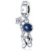 925 Silver Ocean Series Turtle Crab Charm Beads for 3mm Bracelet DIY Jewelry Making 100% Authentic