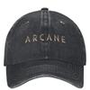 Arcane Jinx Gra Czapka Baseballowa Unisex Dorosła Ochrona Przeciw Słońcu Hip Hopowe Czapki Letnie Dopasowane Retro Tenisowe Skate Czapki Baseballowe