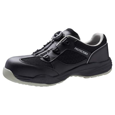Scarpe da lavoro antinfortunistiche certificate JSAA, scarpe da ginnastica professionali dotate di BOA PF117Boa Nero 26 cm 3E [Midori Anzen]