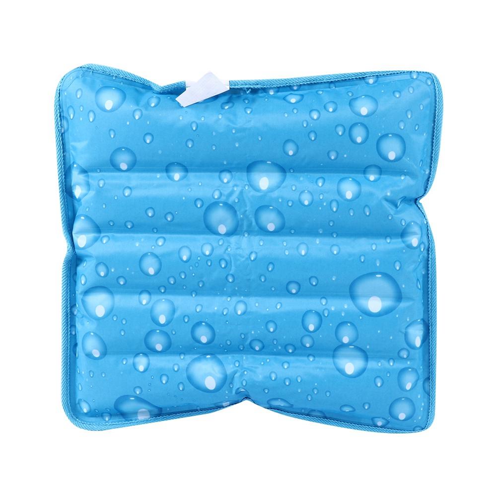 Thickened Ice Pillow Soft Water Cushion Cooling Cushion for Home Travel (36*36cm Water Drop)