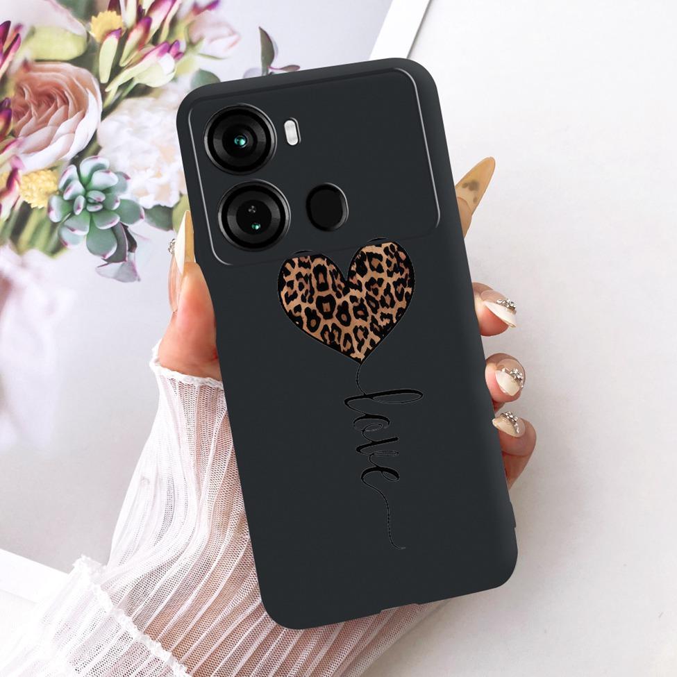 Coque Pour ITEL P40 Housse P662L Silicone Chat Mignon Mode Drôle Peinte Funda Pour P40 ITEL P 40 Coque de Téléphone