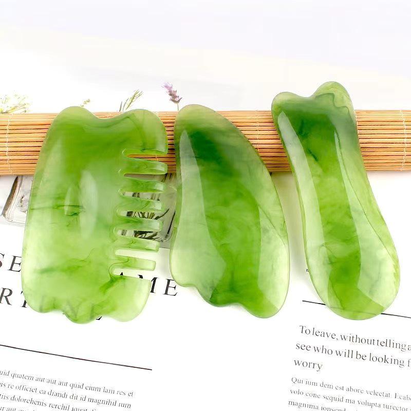 Facial Meridian Lifting Brush & Foot Acupoint Acupressure Pen Gua Sha Massager