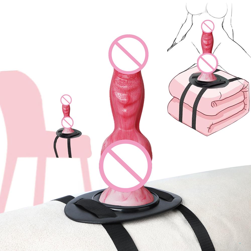Vankúšik na dildo s prísavkou Sexuálne sedlo Nastaviteľný Pás s prísavkou Popruhový postroj Držiak na Dido pre Stoličku Swing Pohovku Platformu
