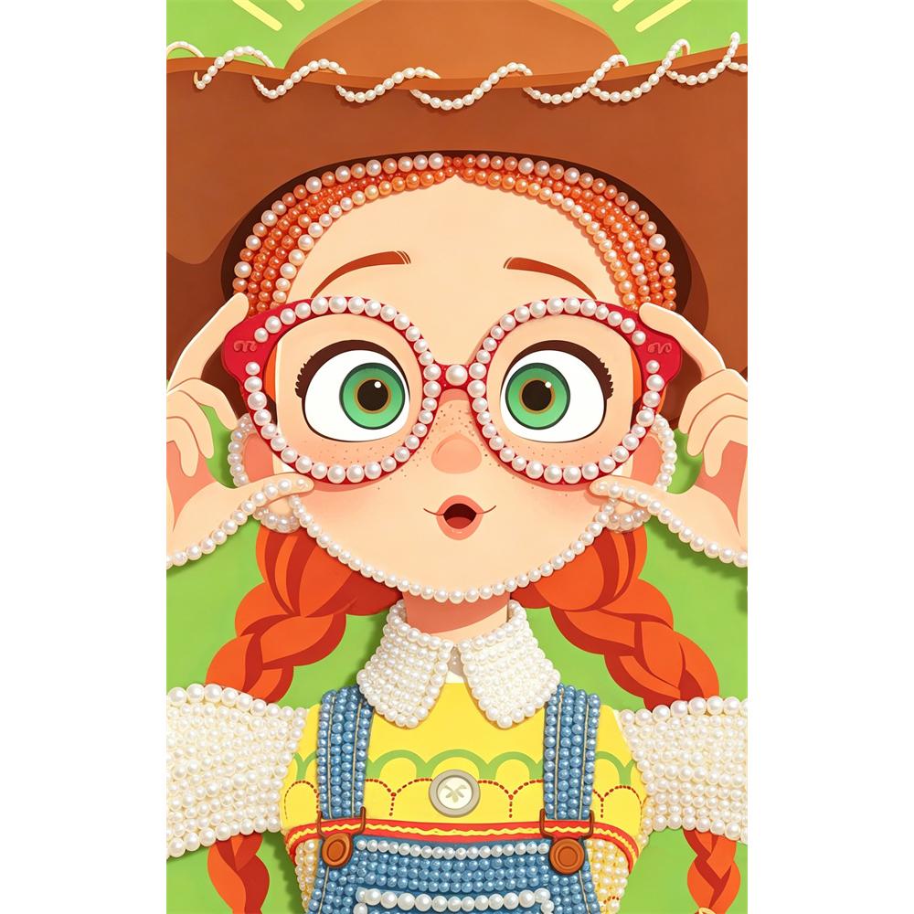 

Disney Pearl Painting Toy Story Trish DIY Pearl Painting Gem Art Pearl Dot Painting Picture Crafts Adult Beginner Gifts Home Decor 30x40