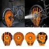 Cubierta de freno de disco de bicicleta, herramientas de lavado de bicicletas anticontaminación para protección de bordes