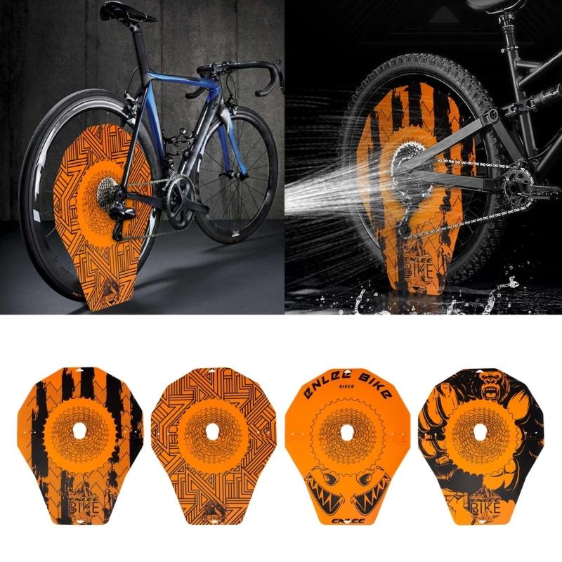 Cubierta de freno de disco de bicicleta, herramientas de lavado de bicicletas anticontaminación para protección de bordes