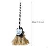 Halloween Witch Broom Cosplay Props 80cm Tall Auto Rotate Decor Flying for Festival