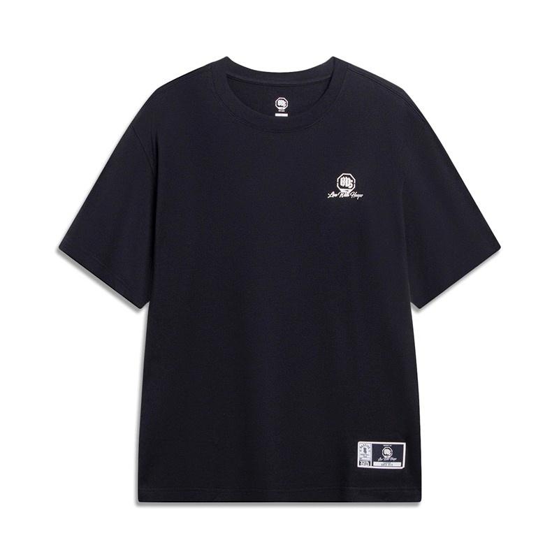 Li-Ning BadFive Live With Hoops Graphic T-shirt Black Men s AHST281-2 L