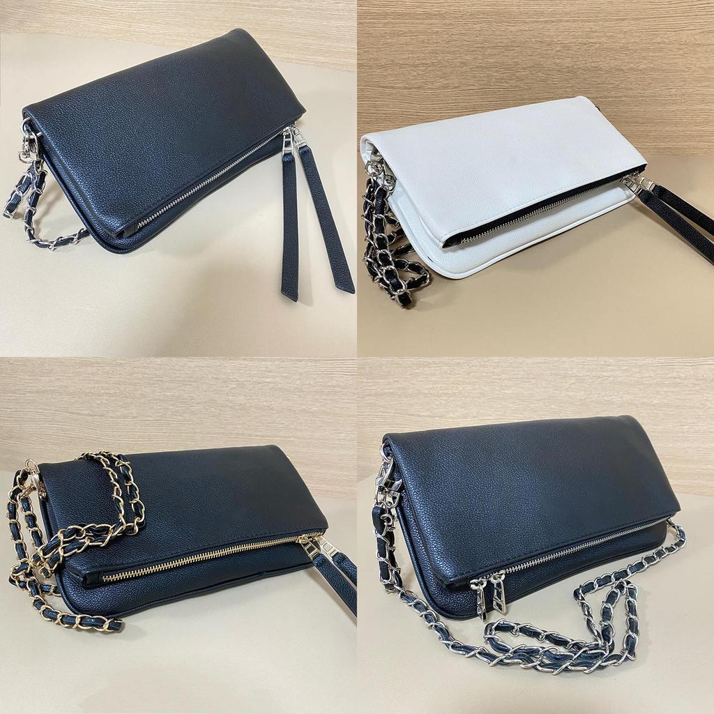 Pu Leather Ladies Shoulder Bag With Envelope Design For Casual Travel Purse