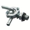 Durable Metal Fuel Petcock Switch for ATV, Quad, Pocket Bike & Go Kart Easy-to-Install CRF50 Motorcycle Generator Tank Tap with Black Rubber Seal
