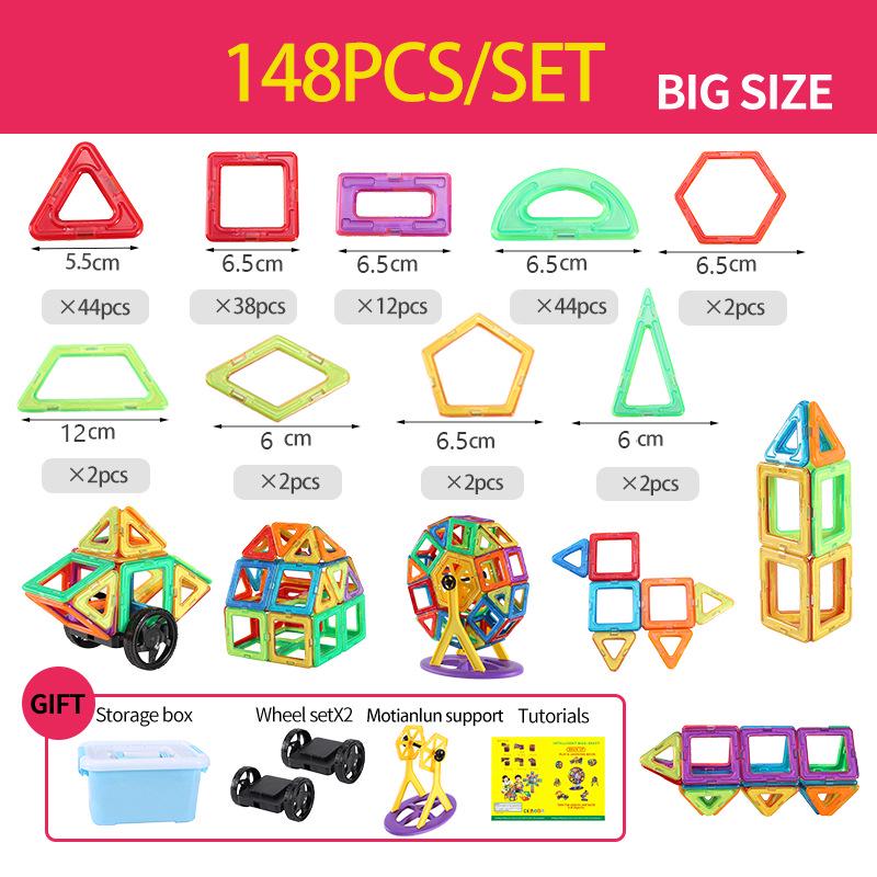 Magnetic Tiles: Children's Building Blocks Educational Toy Set