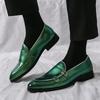 Luxury Designer Special Green Purple Black Monk Strap Shoes for Men Formal Wedding Prom Dress Shoes Men Homecoming