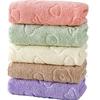 Soft Absorbent Quick-Drying Coral Fleece Bear Washcloth
