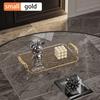 Square Storage Tray Home Living Room Coffee Table Tea Cup Storage Plate Acrylic Tray Aromatherapy Organizer Tray Home Decor