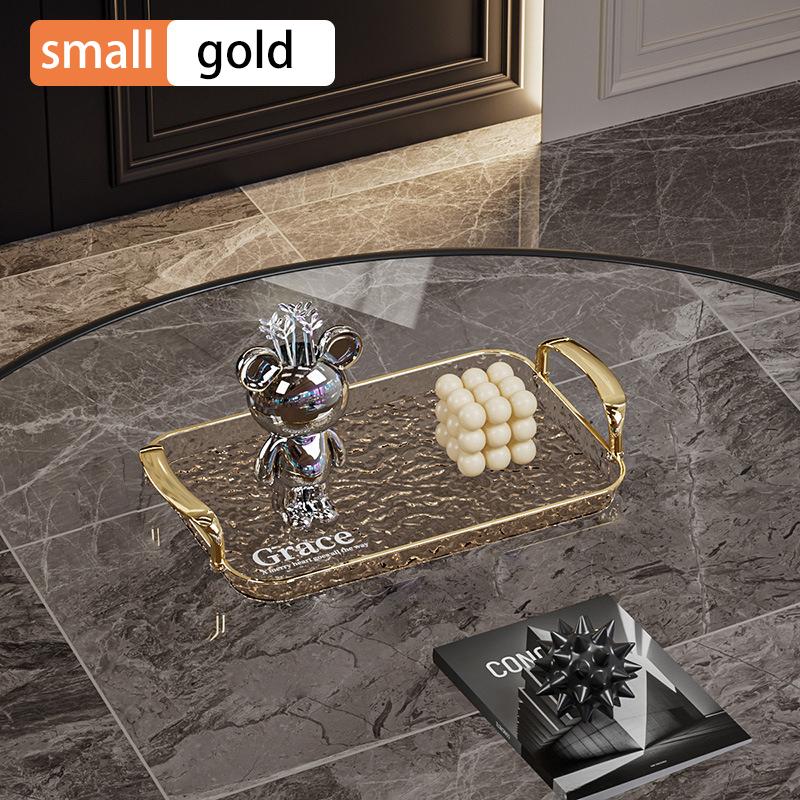 Square Storage Tray Home Living Room Coffee Table Tea Cup Storage Plate Acrylic Tray Aromatherapy Organizer Tray Home Decor