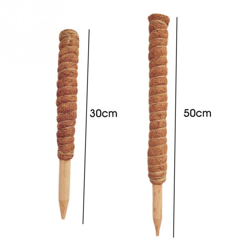 1PC Plant Climbing Pole Coir Moss Stick Coir Moss Palm Vines Stick Plant Support Extension Climbing Indoor Plants Creepers