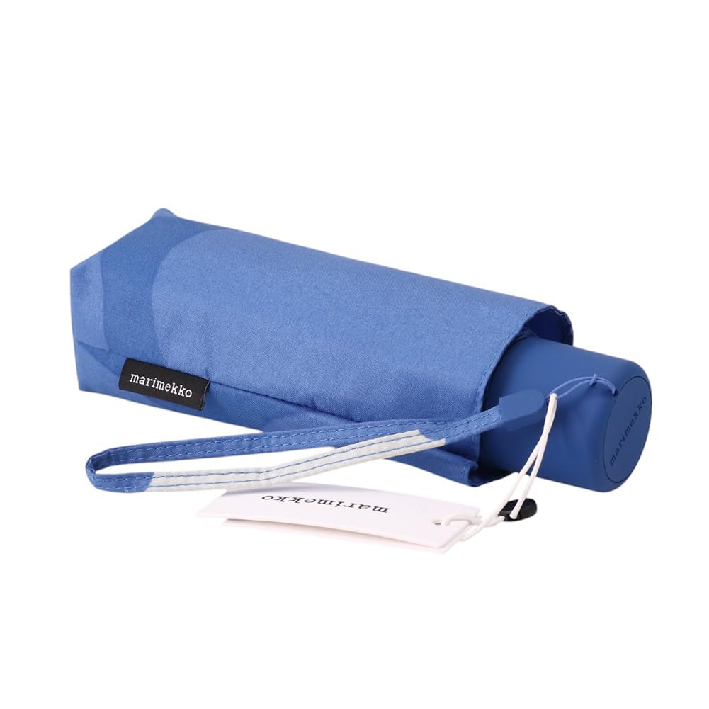 Marimekko Unikko Manual Folding Umbrella, Blue, 94136 531
