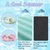 Elastic Flower Fencing Small Cat Bed Cushion Summer Breathable Cooling Dog Bed for Medium Dog Cushion Cat Basket Accessories