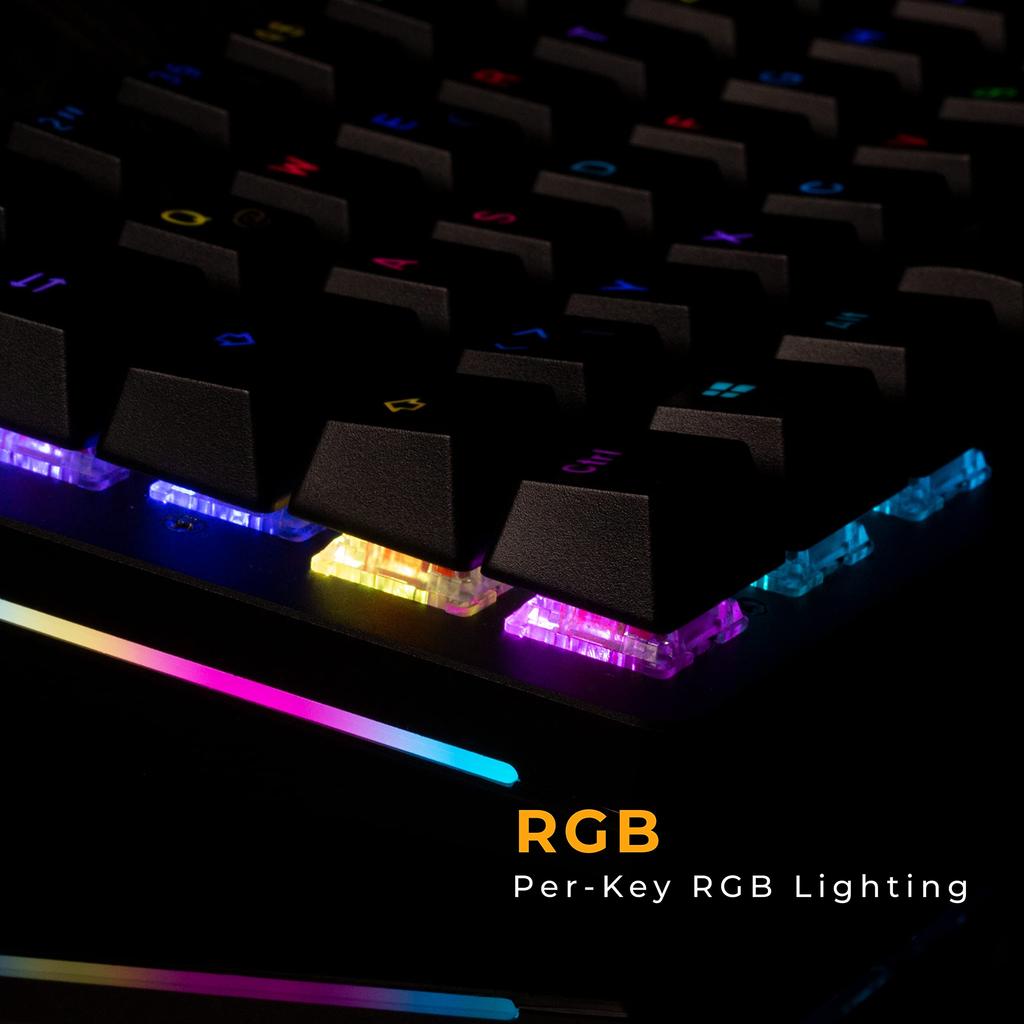 Glorious GMMK 2 Pełnowymiarowa Wstępnie Zbudowana Czarna Klawiatura Mechaniczna KB633 - GLO-GMMK2-96-FOX-B