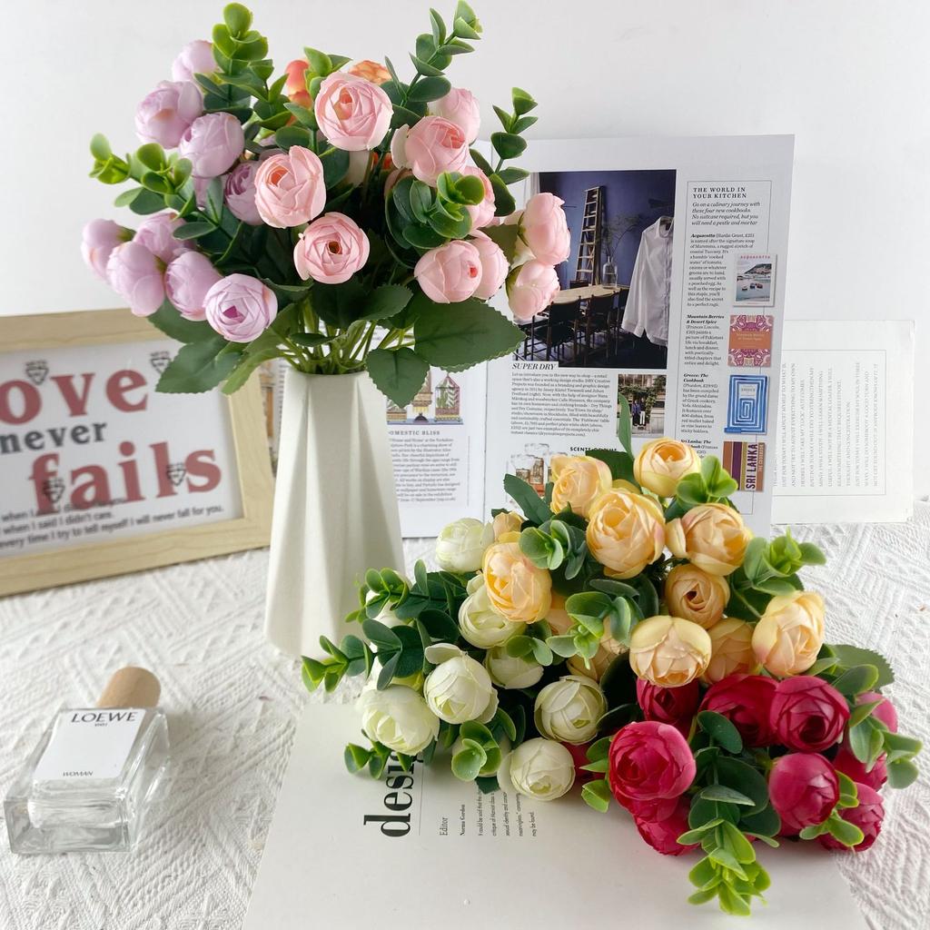 Direct Sales Of 15 Small Linglong Small Tea Bags, Simulated Flowers, Home Decoration, Wedding Photography, Camping Decoration