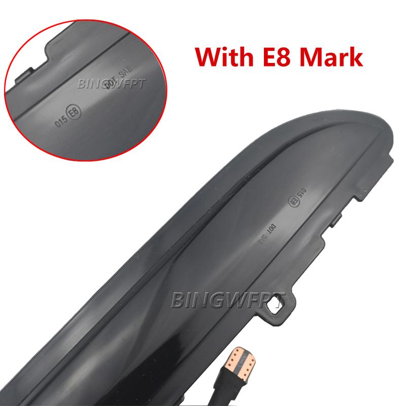 2PCS Dynamic LED Side Mirror Blinker Lights Turn Signal Lamps For Peugeot 2008 208 2013-2020 For Citroen C3 MK3 2016-2021