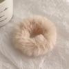 300pcs Soft Faux Fur Elastic Hair Bands Candy Color Hair Bun Maker Ponytail Holder Hair Scrunchies Women Girls Hair Accessories