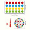 Interactive Twist Game Mat, Teen Color Twist Interactive Game - Indoor and Outdoor Interactive Multiplayer Party Game Mat