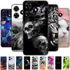 Pour Tecno Spark 10 Coque Arrière Spark10 Mignon Dessin Animé Fleur Crâne Coques Téléphone en Silicone Souple Pour Tecno Spark 10C Fundas Coque