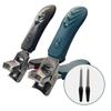 Hantus Nail Clipper Set Thick Toenail Clippers Nail File 1 Set Black + Green + 2 Files