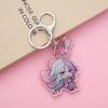 17Pcs Anime Figures Bungo Stray Dogs Acrylic Car Keychain Cute Backpack Pendant Bag Charms Accessories Decoration Holiday Gifts