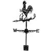  Wrought Iron Rooster Weather Vane Outdoor Ornaments Vanes Modeling Weathervane Patio Garden Decor Child Decorative Farm