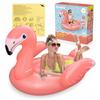 Materac Dmuchany Flaming Gigant Na Basen Plażę Uchwyty 168X120Cm Bestway