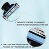Refills Razor Blades Compatible with Gillette Mach 3 Manual Shaver, Double Lubrication Razor Blades Men 12pcs