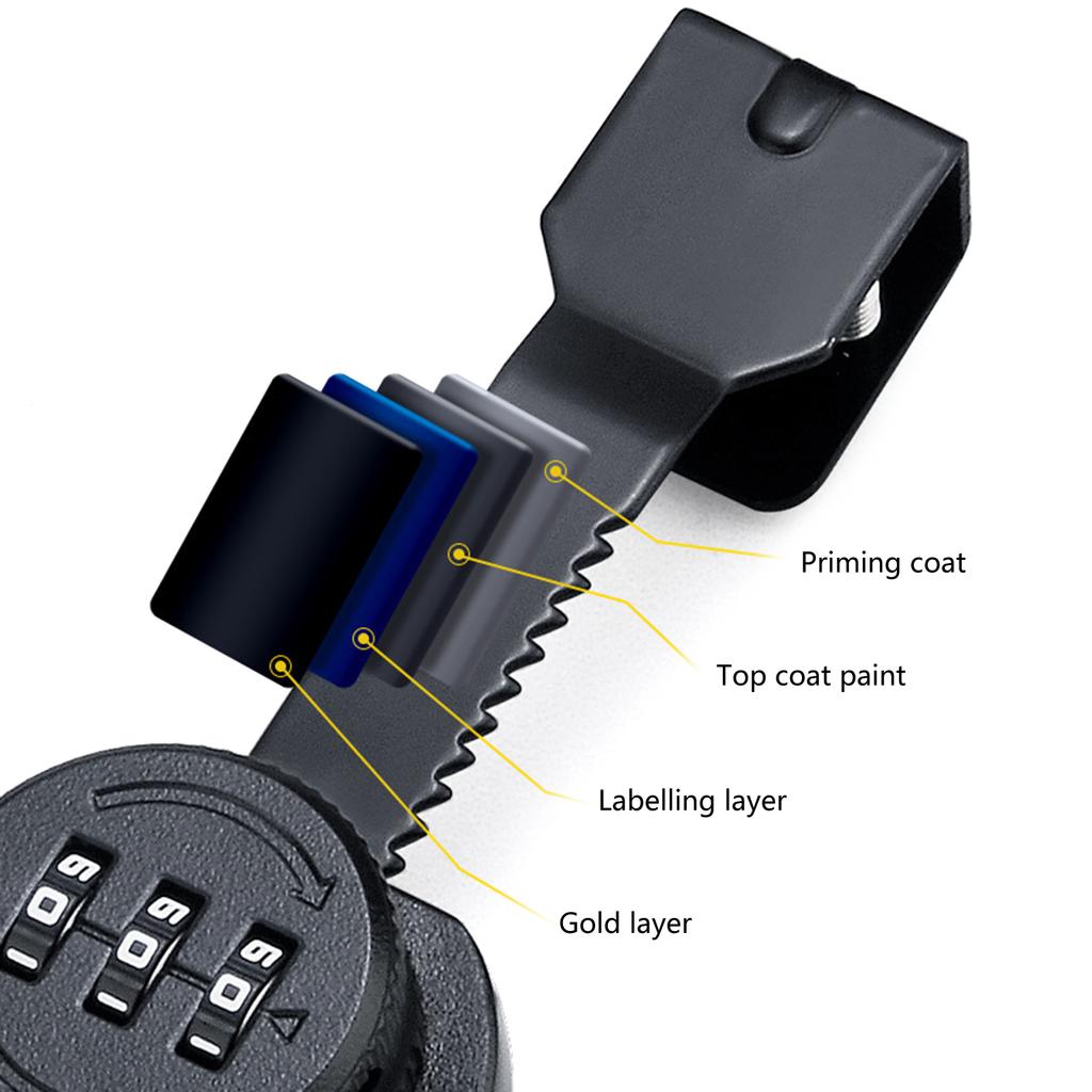 3Digit Combination Padlocks Password Lock Sliding Glass Door Lock Anti-theft Safety Slide Latches Lock Easy to Install