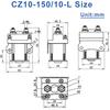 DC Contactor CZ10-150/10-L 150A NO Nomal Open 12V 24V 36V 48V 60V 72V 84V 120V (Color : 48V)