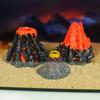 Realistics Volcano Aquariums Rock Simulation VolcanoFish Tanks Decoration for Lively Fish Environment
