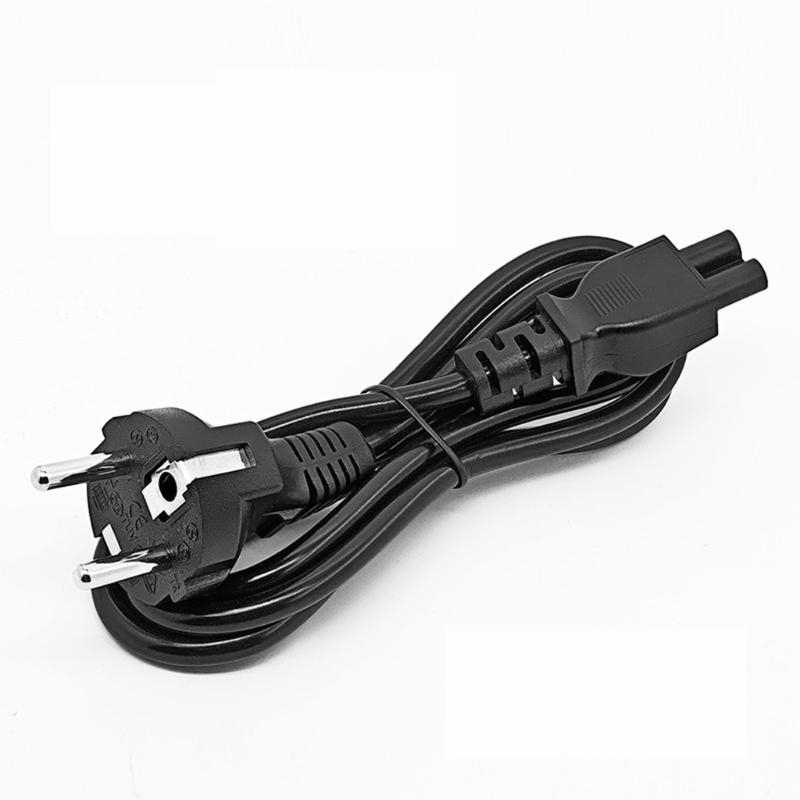 3 Prong Laptop Charging Cable Power Cord Suitable for Multiple Laptop Brands Fast Charging and Overload Protections